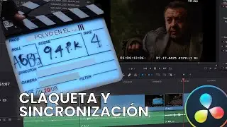 Poner la Info de la Claqueta y Sincronizar Audio | DaVinci Resolve