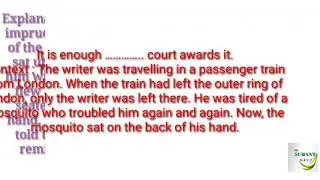 A Fellow Traveller|Explaination with Reference to the context|English|Class12 UP Board Lesson 2Part1