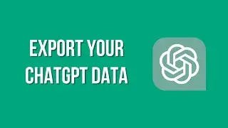 How To Export Your ChatGPT Data 2023 | Download Your Chat History In ChatGPT
