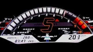2020 Lamborghini Huracan Evo 640 HP Acceleration 50-260 km/h