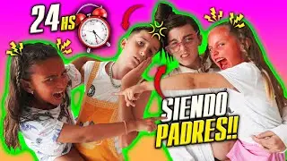 24 H SIENDO PADRES DE DOS NIÑAS! RETO somos papás por un día