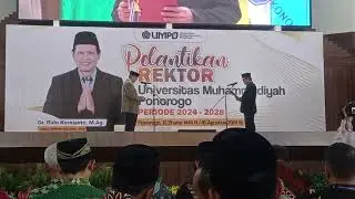 Janji dan Pelantikan Rektor Universitas Muhammadiyah Ponorogo periode 2024 - 202