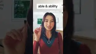 Qhov txawv ntawm able and ability,  siv li cas?