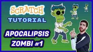 How to Make a 2D Shooting Game #1 | Zombie Apocalypse | Shooter - Scratch 3.0 Tutorial (Spanish)