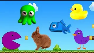 Learn Colors With Pacman | Developing Cartoons For Kids