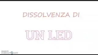 Fritzing:dissolvenza di un led