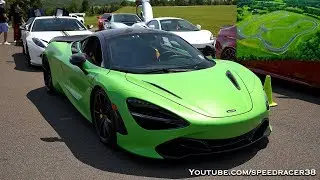 Race track in the backyard in a McLaren 720S