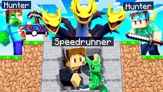 SPEEDRUNNER vs. HUNTERS Fusion Manhunt In Pixelmon