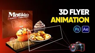 Step by Step Flyer 3D Animation | After Effects