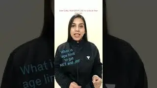Age Limit to get NET and JRF | Navdeep Kaur | NTA UGC NET