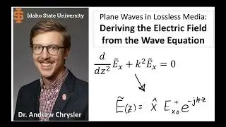 Deriving the Solution for the Electric Field from the Wave Equation