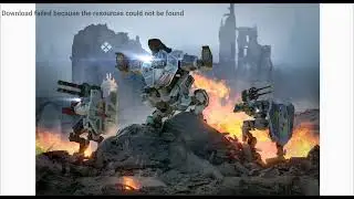Download failed because the resources could not be found