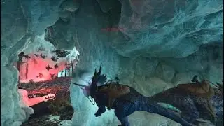 Online wiping Ice cave and fat Carno|ARK ASA SMALL TRIBE CONSOLE