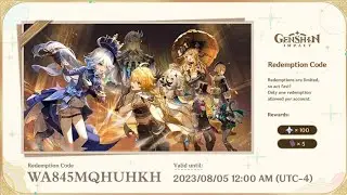 Genshin Impact Redeem Code Live Stream V4.0 Fontaine