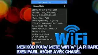 Men kòd pouw mete pou wifi telefòn ou pirapid