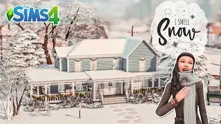Gilmore Girls house but in winter ❄️| Sims 4 | Stop motion | No CC