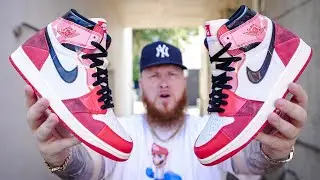 HOW GOOD ARE THE JORDAN 1 SPIDERVERSE NEXT CHAPTER SNEAKERS?! (Early In Hand Review)
