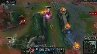 Straight up 1v5 Tristana  PENTAKILL in a diamond elo game