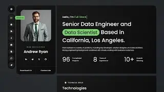 Build a Modern Resume Portfolio Website with HTML CSS & JavaScript