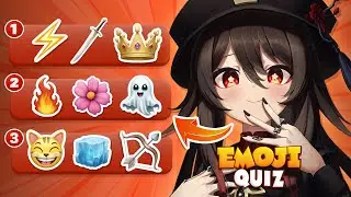 GENSHIN EMOJI QUIZ 🕹️⭐️ | GUESS THE CHARACTER BY EMOJI | GENSHIN IMPACT QUIZ 💫🌸