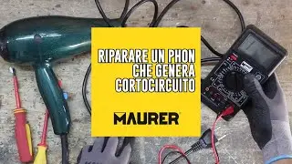 Come riparare un phon che provoca cortocircuito