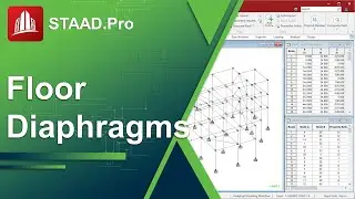Modeling and Understanding Floor Diaphragms in STAAD.Pro