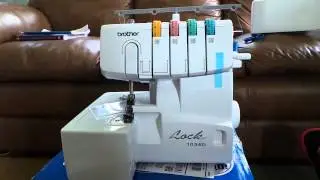 [83] Sewing| Brother 1034d Serger Unboxing & 1st time Use