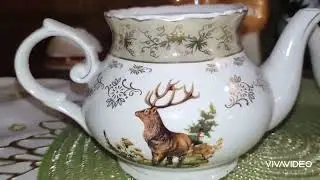 Блюдо с Сиренью и мои новые покупки с барахолки 🫖🦌👛