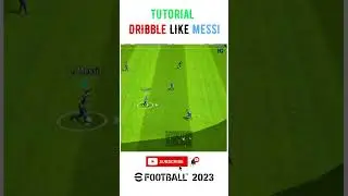 Dribble Tutorial In 2 Step eFootball 2023 EP - 3 #efootball2023 #shorts #pes2023