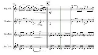 The Avengers for Saxophone Quartet (Sheet Music)
