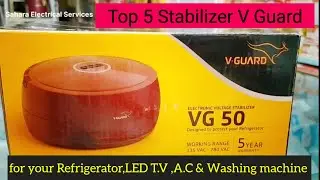 Electronic Voltage Stabilizer V-Guard | Stabilizer for refrigerator, LED TV, Washing machine & A.C