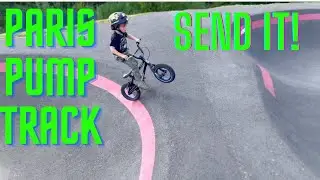 5 Year Old BMX Kid Sending It at Pump Track Like a Pro! #bmx #pumptrack #enjoytheride