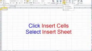 Microsoft Excel: How to Add a Worksheet to a Workbook