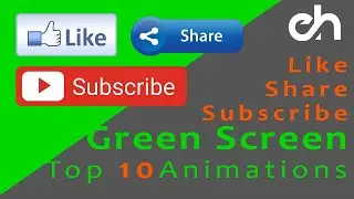 TOP 10 FREE || GREEN SCREEN Like Share Subscribe button animations