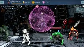 Injustice 2 Mobile Solo Raids Rise Of Krypton Dark Supergirl One Shot In About A Minute