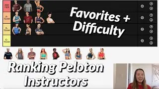 RATING PELOTON INSTRUCTORS || MY FAVORITES + DIFFICULTY TIER LIST