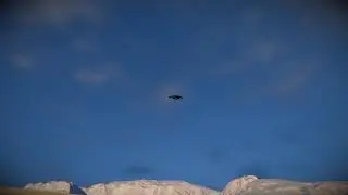 Space Engineers B-2 Style Stealth Drone | FLY OVER