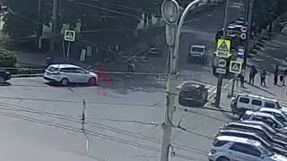 ДТП Республиканская/Ленина. 31.05.19. Наезд на пешехода