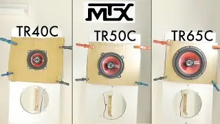MTX TR40C vs TR50C vs TR65C speakers