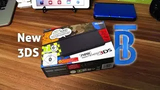 Unboxing: New Nintendo 3DS Black/Schwarz [German/Deutsch]