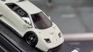 The Laboratory DIABLO GTR White 1:64 scale Resin Model Car