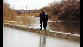 Разлив Тобола в Кургане 9 04 2024