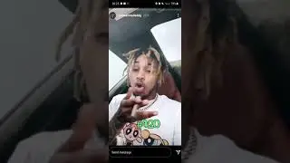 DDG listening to "Check On Me" on IG story