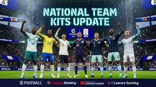 National Team kits eFootball 2026🔥 New kits update V5.4.0