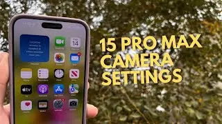 IPhone 15 pro max Camera settings for stunning photos | iphone 16 pro max camera settings