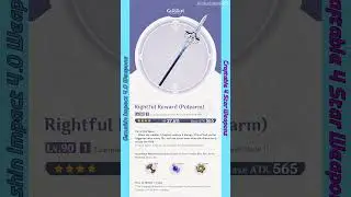 All New Weapons in Genshin Impact 4.0 Fontaine 