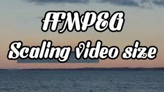 using ffmpeg to scale a video