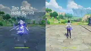 Skirk vs. Yelan Movement Skill Comparison