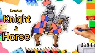 Drawing a Majestic Knight with Horse - Art Tutorial