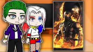 Suicide Squad React To Scorpion | Gacha react